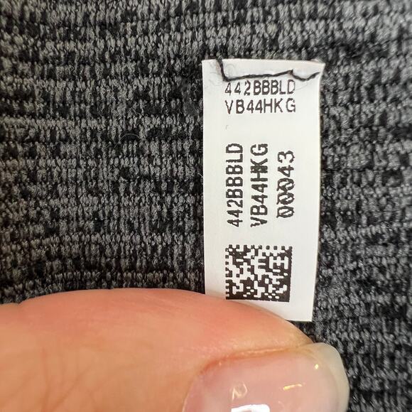 Offline Dark Gray Stripe Scoop Neck Sleeveless Pullover Knit Tank Top Size L - Picture 9 of 9